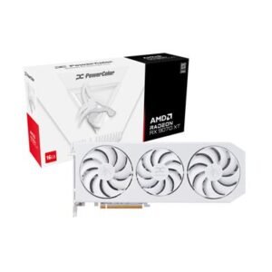 POWERCOLOR Radeon RX 9070 XT Hellhound Spectral White 16GB OC – product image