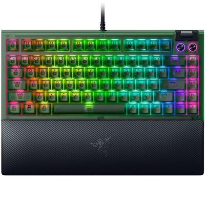 RAZER BlackWidow V4 75% Phantom Green – Hot‑swappable Mechanical Keyboard – product image