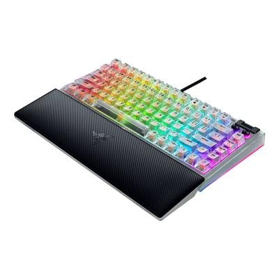 RAZER BlackWidow V4 75% Phantom White (Razer Orange, Hot‑swappable) – product image
