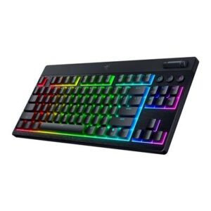 Razer BlackWidow V4 Low-Profile Tenkeyless HyperSpeed Wireless Mechanical Keyboard (Orange, UK) – product image