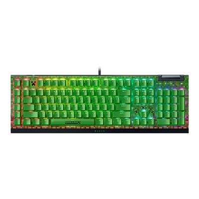 RAZER BlackWidow V4 X Minecraft Edition – Green Switch, US Layout – product image