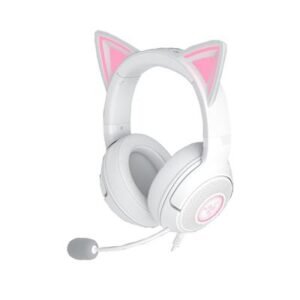 RAZER Kraken Kitty V2 USB Wired Gaming Headset — White – product image