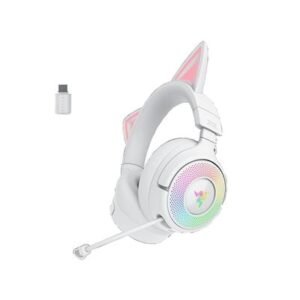Razer Kraken Kitty V3 Pro Wireless Gaming Headset – White – product image
