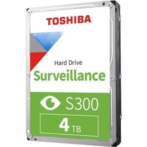 TOSHIBA S300 4TB Surveillance 3.5in SATA III HDD (HDWT840UZSVA) – product image