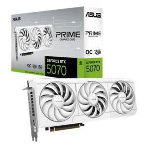 ASUS PRIME GeForce RTX 5070 OC 12GB White – product image