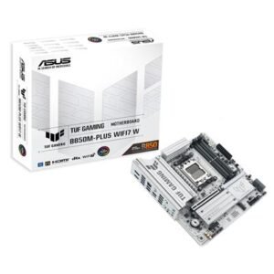 ASUS TUF GAMING B850M-PLUS WIFI7 W – AM5 micro‑ATX motherboard – product image
