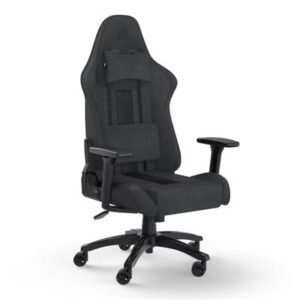 CORSAIR TC100 RELAXED Fabric Gaming Chair - Black/Grey – product image