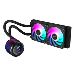 GIGABYTE AORUS WATERFORCE X II 240 AIO Liquid CPU Cooler with 60mm LCD – product image