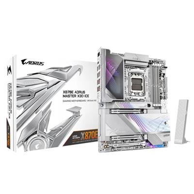 GIGABYTE X870E AORUS MASTER X3D ICE AM5 ATX Motherboard – product image