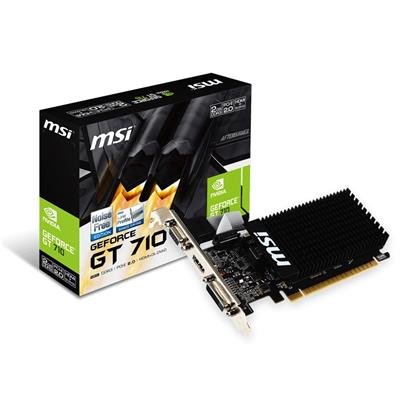 MSI GT 710 2GD3H LP 2GB DDR3 Low‑Profile Graphics Card – product image