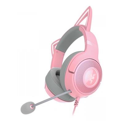 RAZER Kraken Kitty V2 - Quartz Wired USB Gaming Headset – product image