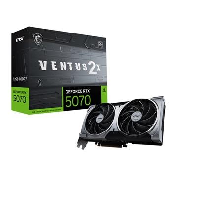 MSI GeForce RTX 5070 12GB VENTUS 2X OC (G5070-12V2C) – product image 1
