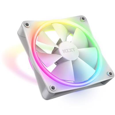 NZXT F120 RGB Duo 120mm PWM Case Fan (White) – product image 1